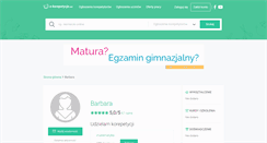 Desktop Screenshot of bpiotrowska.e-korepetycje.net